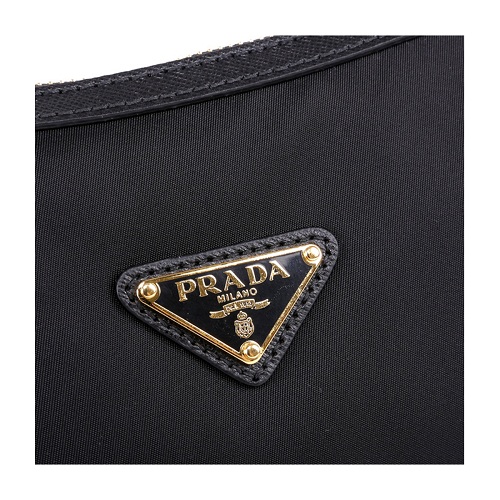 prada/普拉达经典尼龙三角标斜挎/单肩包中性款式bt0706