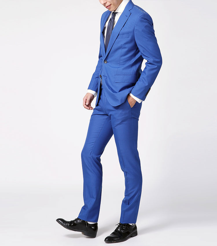 hugo boss/雨果波士男士西装-男士高端系列蓝色棉质商务西服套装