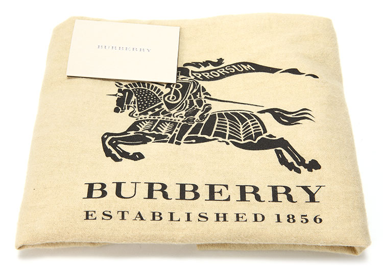 burberry/博柏利 女士经典战马格纹红色边 pvc手提单肩包 3939908