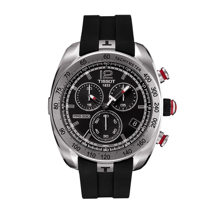 tissot(天梭)prs330系列男士石英腕表 t076.417.17.057.00