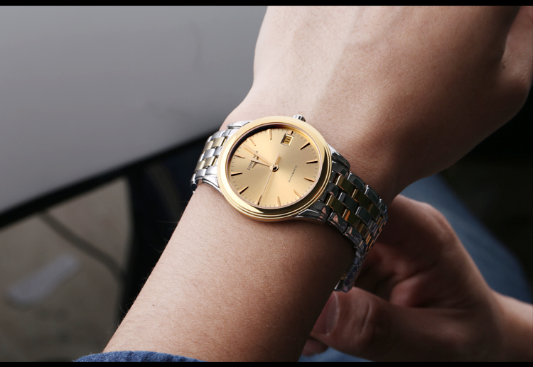 longines/浪琴军旗系列男式自动机械腕表l4.774.3.32.
