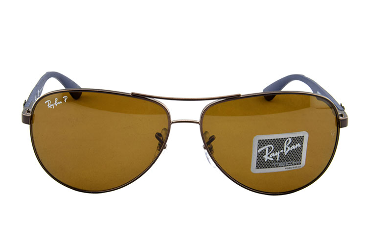 ray-ban/雷朋眼镜 rb8313 014/n6 61棕色偏光太阳眼镜墨镜 潮流驾驶镜