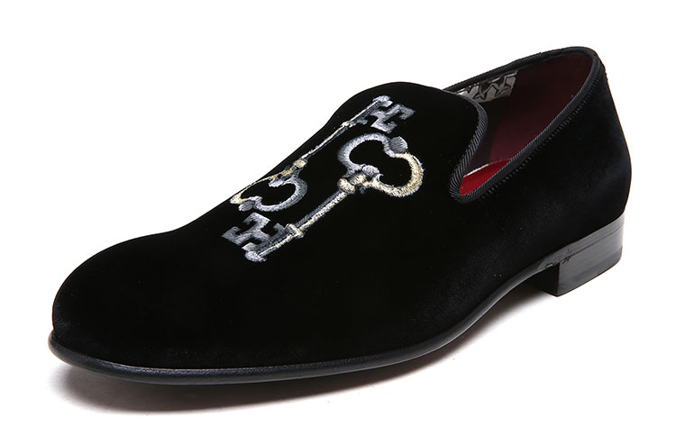 dolce&gabbana/杜嘉班纳男士商务鞋-男士黑色牛皮时尚皮鞋 黑色 39