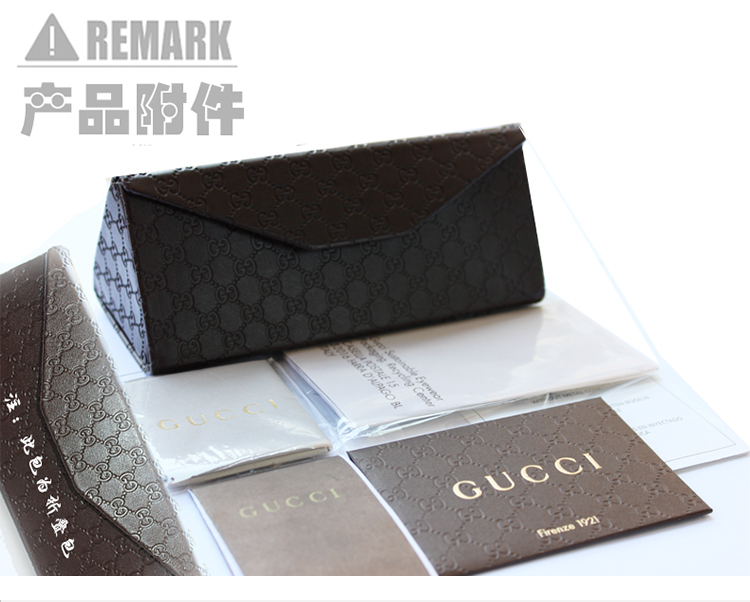 gucci/古驰天然竹子手工镶嵌微醺工艺亚洲版女士8002f wr7眼镜