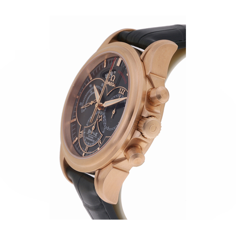 omega/欧米茄碟飞系列玫瑰金男士腕表4648.50.31