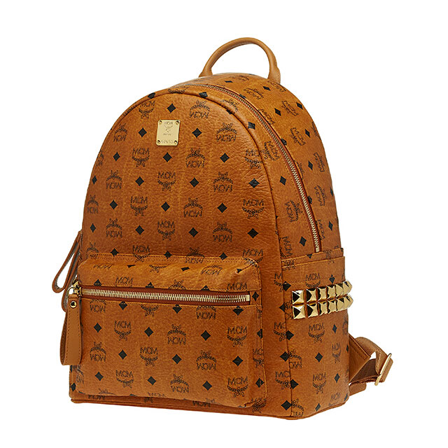 【MCMMCM 双肩包】MCM\/MCM 经典款棕黄