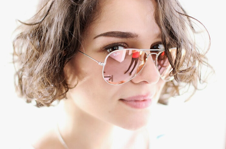 【Ray-Ban雷朋 眼镜】Ray-Ban\/雷朋 粉色彩膜