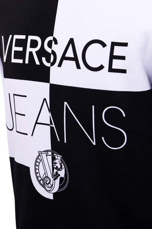 versace/范思哲 versace jeans黑白拼接男士卫衣 花色 52