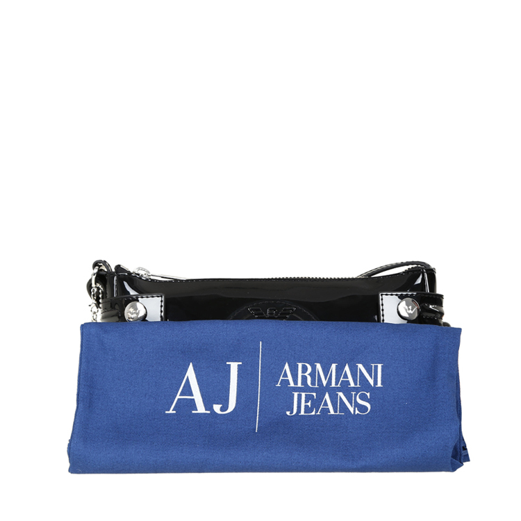 armani jeans/阿玛尼牛仔 女士patent糖果色漆皮手拿包斜挎包05234