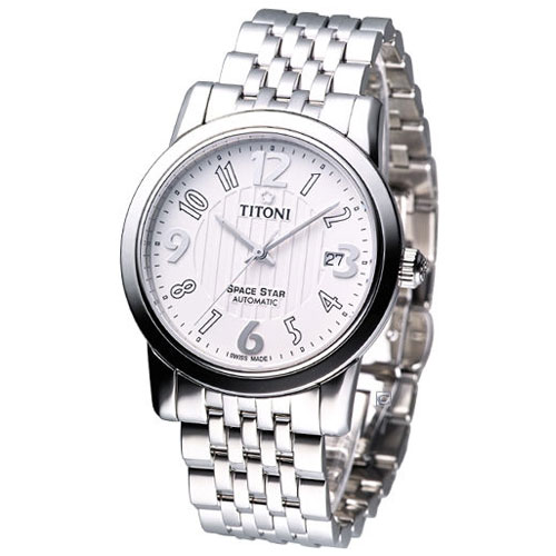 titoni/梅花天星系列机械男表(83738 s-370)全球联保