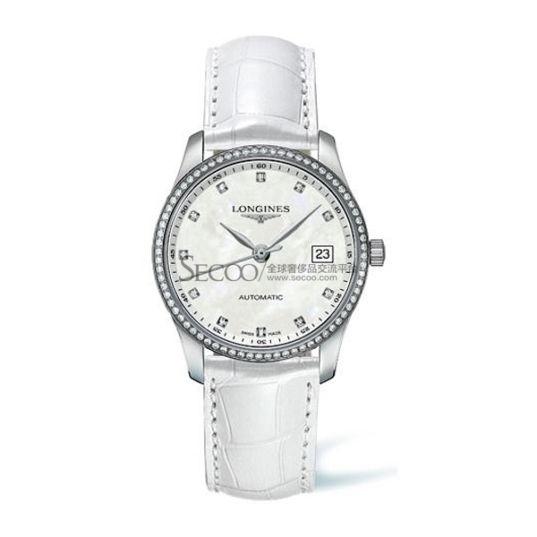 longines/浪琴名匠精钢贝壳钻石自动机械女表(l2.518.0.87.3)