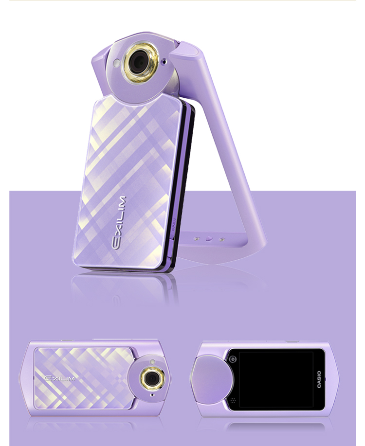 casio 卡西欧 ex-tr550 自拍神器 丁香紫 绽放你的美 寺库首发