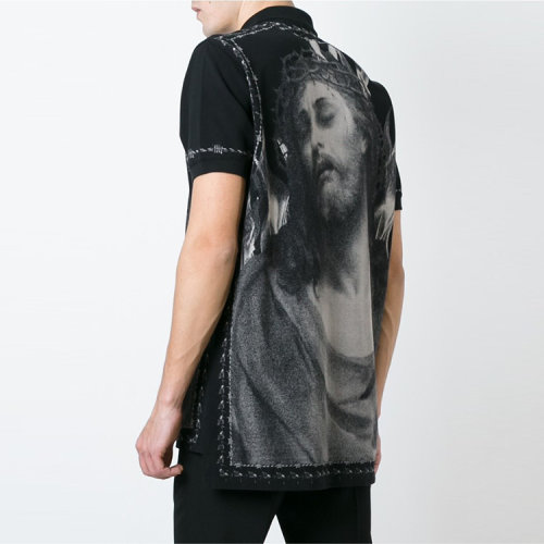 givenchy/纪梵希 男士 纯棉 耶稣头像印花 短袖t恤 al