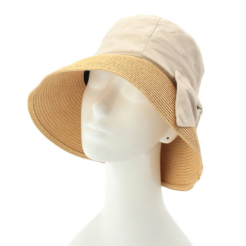 grove 蝴蝶结装饰棉麻女士宽檐帽76929001