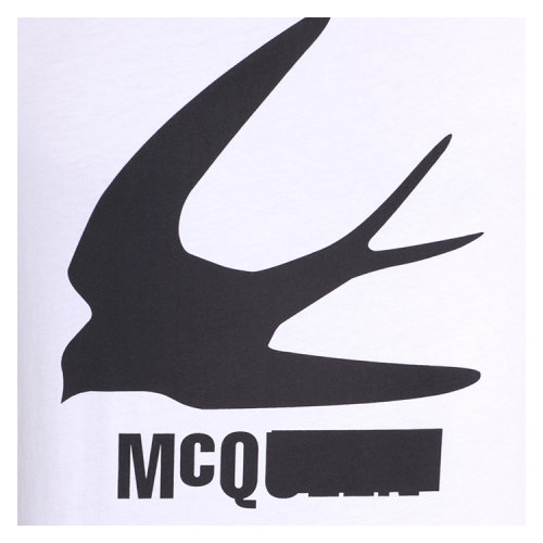 【16春夏清仓折扣】mcq/mcq 男士 纯棉 燕子印花 短袖t恤 eb