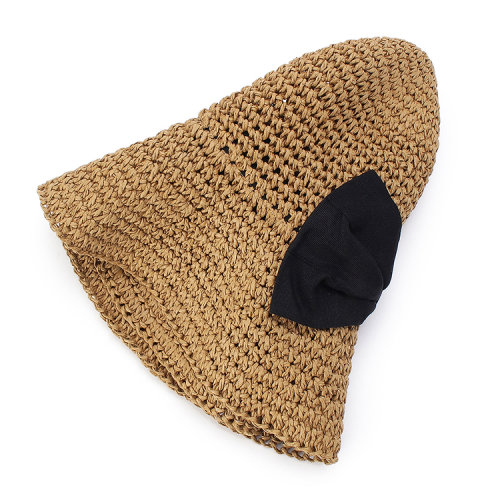 the emporium 蝴蝶结女士纤维编织帽56528024