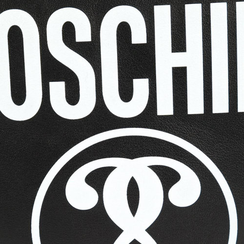 moschino/莫斯奇诺 女士 小牛皮 印花 logo点缀 手拿包 ve