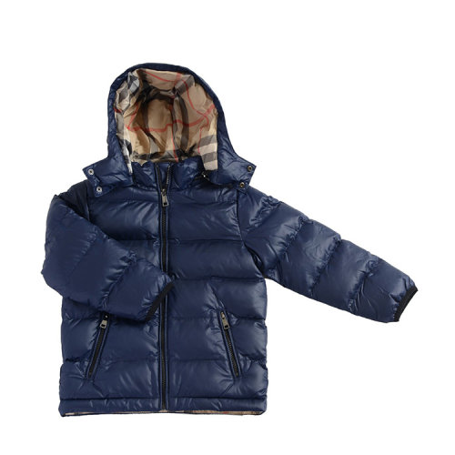 burberry/博柏利 连帽男童羽绒服zi