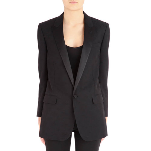 yves saint laurent/圣罗兰 女士 羊毛 真丝 简约 西装外套(倪妮) gb