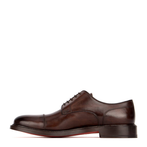 santoni/圣东尼 男士系带收口光面皮商务鞋gb