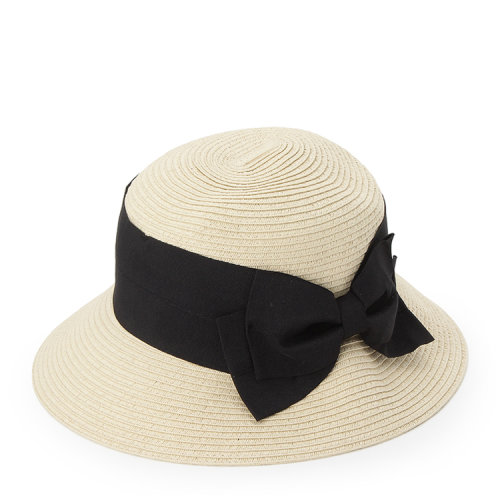 the emporium 2016ss罗缎飘带宽边帽56528013