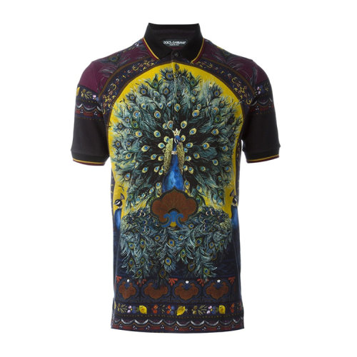 dolce&gabbana/杜嘉班纳 男士 纯棉 印花 短袖t恤 al