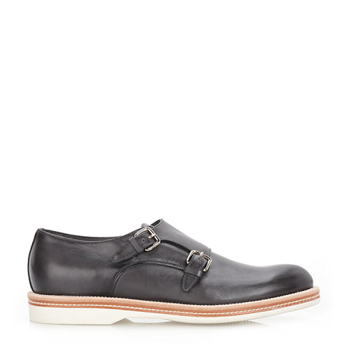 santoni/圣东尼 男士 小牛皮 经典搭扣 休闲鞋 al