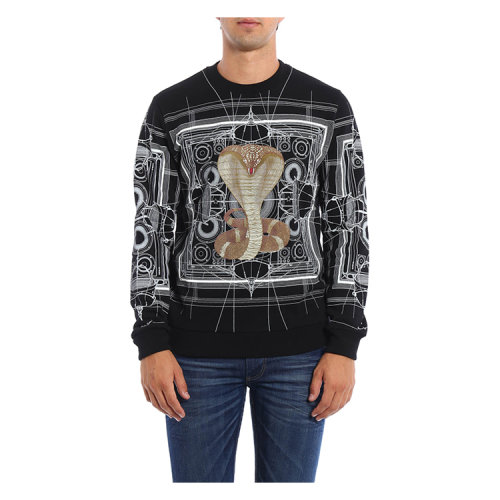 givenchy/纪梵希 男士 纯棉 眼镜蛇印花 卫衣 sp