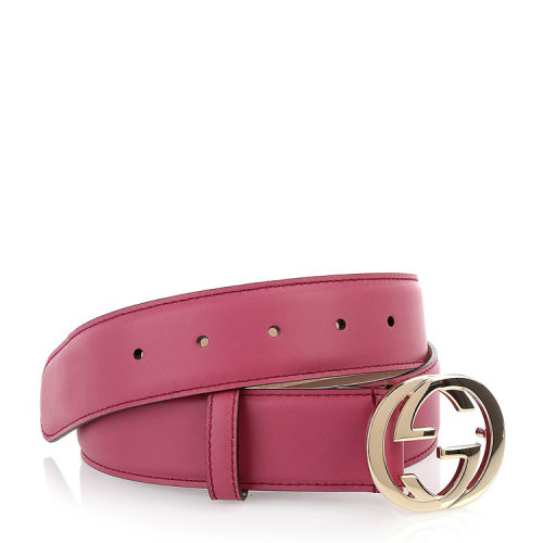 gucci/古驰 女士 牛皮 经典logo板扣 腰带 al