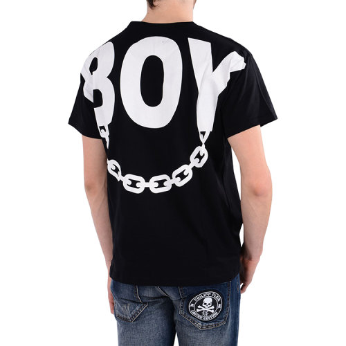 boy london/boy london 男士 纯棉 logo印花 短袖t恤 br