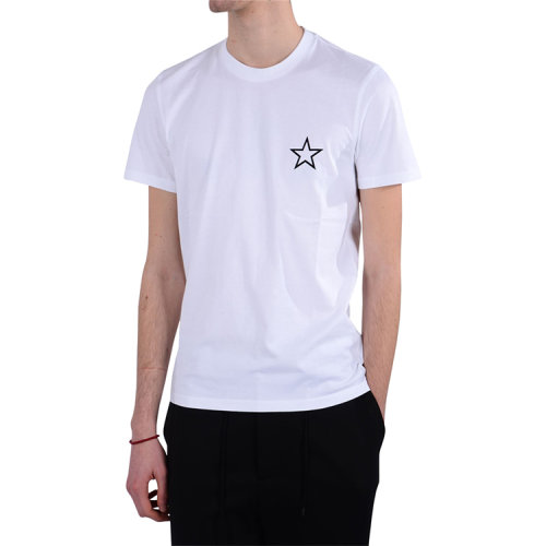 givenchy/纪梵希 男士五角星装饰简约设计纯棉短袖t恤 br