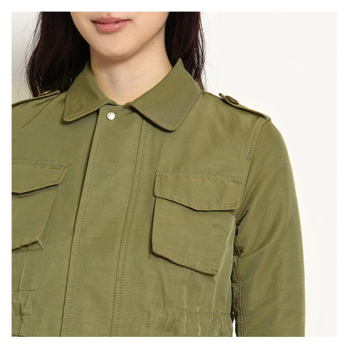 untitled/untitled 率性简约收腰女士猎装夹克15348302