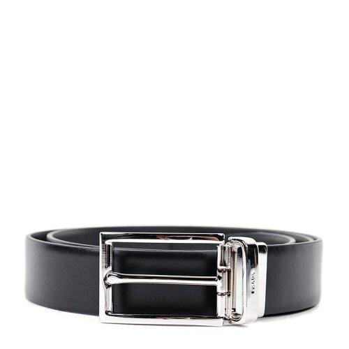 prada/普拉达 男士字母logo装饰小牛皮腰带 sp