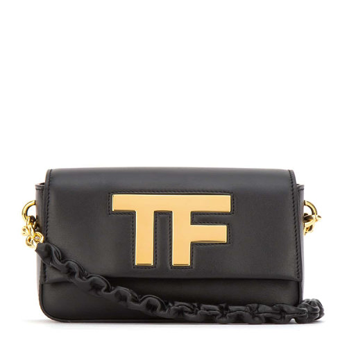 tom ford/汤姆福特 女士 真皮 金属logo装饰 单肩包 ge