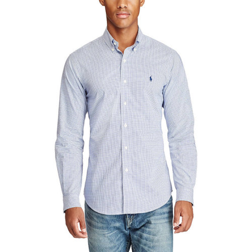 ralph lauren/拉夫劳伦 男士 logo点缀 长袖 衬衫 121912846