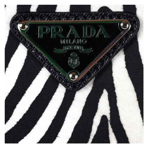 prada/普拉达 女士 真皮 斑马纹 双肩包 ni