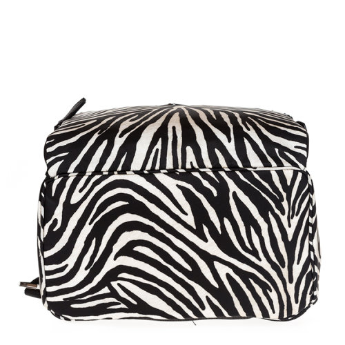 prada/普拉达 女士 真皮 斑马纹 双肩包 ni