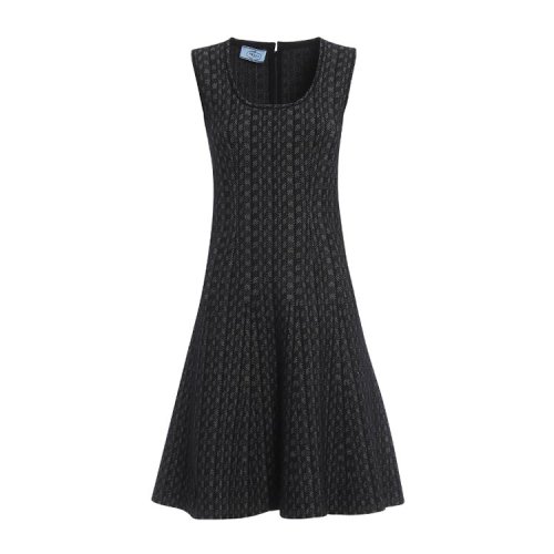 prada/普拉达 女士 印花 无袖 连衣裙 sp