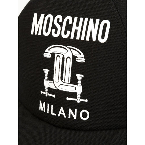 【moschino莫斯奇诺 帽子】moschino/莫斯琦诺 经典logo图案印花 帽子