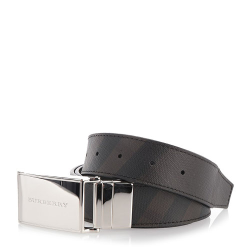 burberry/博柏利 男士 牛皮 经典格纹印花 腰带 al
