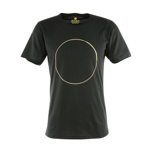 horo/horo 男士圆圈图案印花纯棉短袖t恤 br