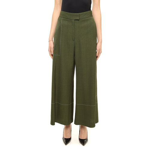 celine/赛琳 女士 人造棉 口袋装饰 裤子 du