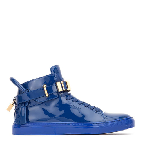 buscemi/buscemi 男士浮雕logo金属搭扣系带设计真皮休闲鞋 ge