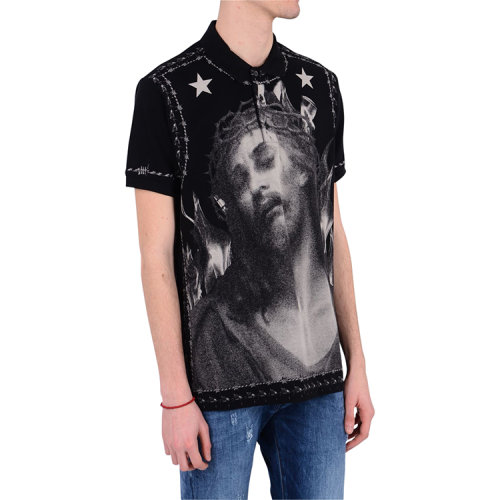 givenchy/纪梵希 男士 纯棉 耶稣印花 短袖t恤 br