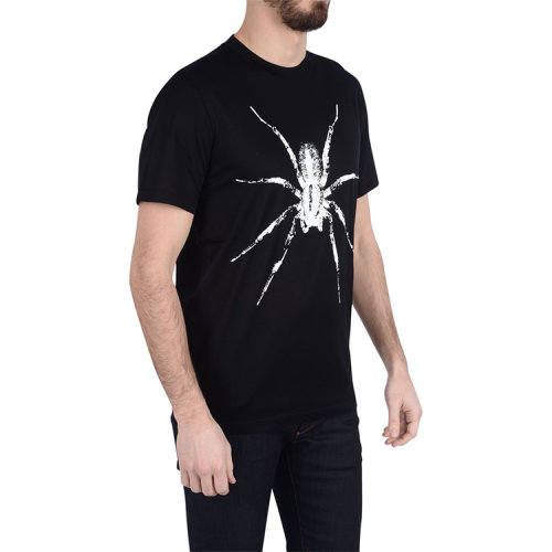 lanvin/浪凡 男士蜘蛛图案印花纯棉短袖t恤 br