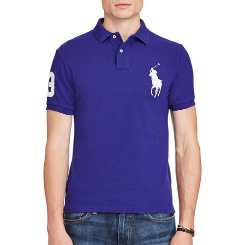 ralph lauren/拉夫劳伦纯棉男士 logo点缀 短袖 polo衫 115361216 xxl