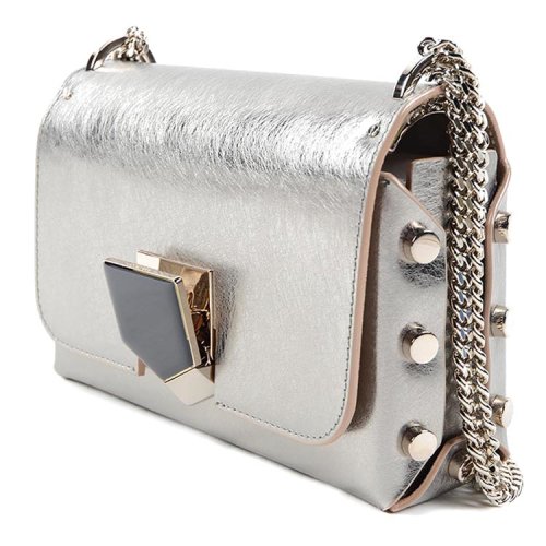 【17春夏包邮包税】jimmy choo/周仰杰 女士 牛皮 简约 斜挎包 sp