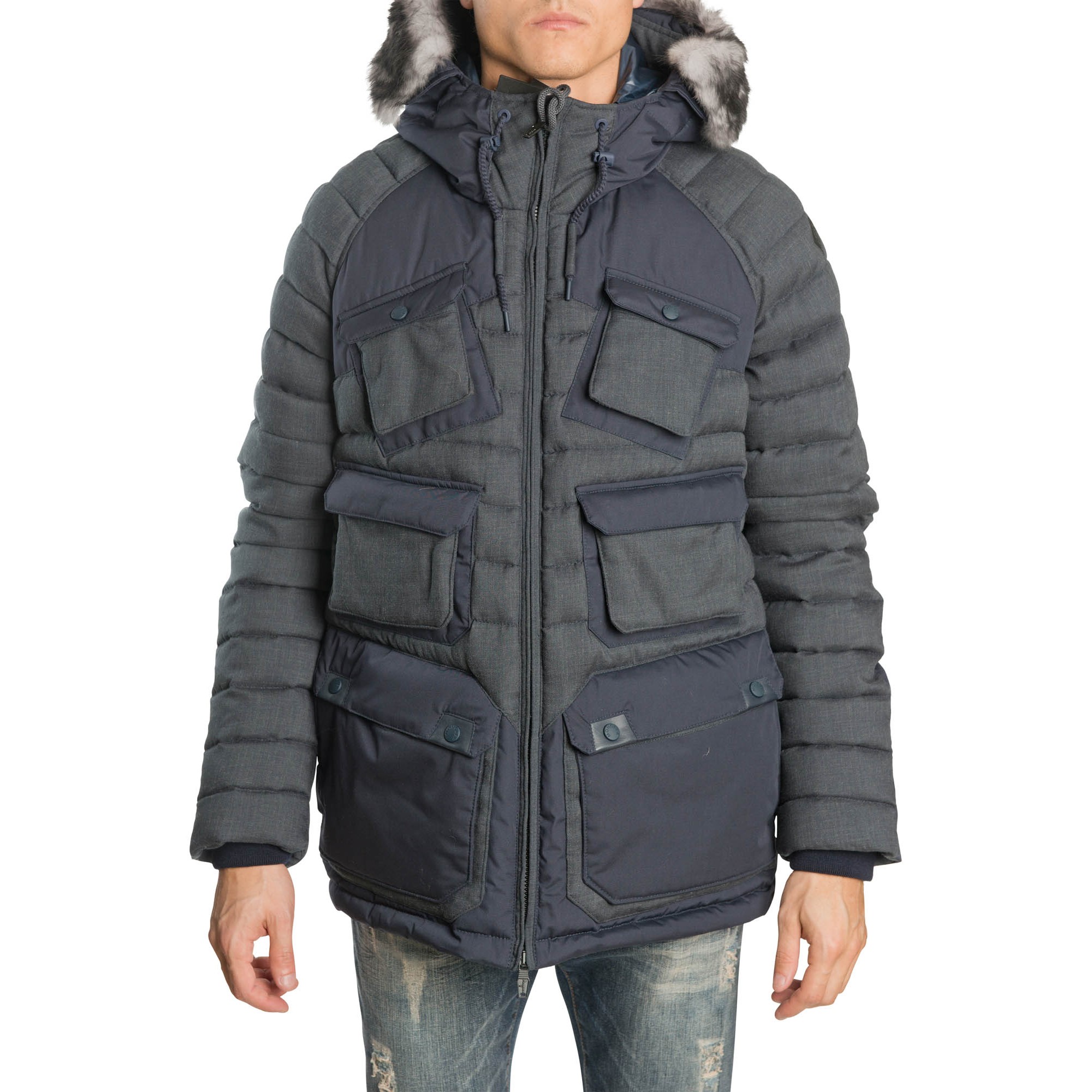 moncler/蒙克莱羽绒毛藏蓝色男士外套1mitla fur 743_14291230 5 藏