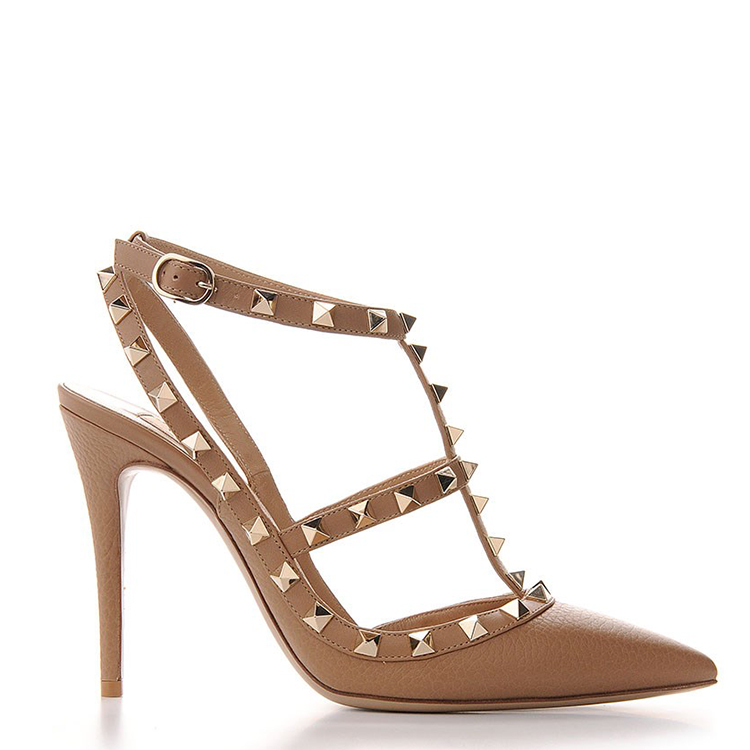 valentino/华伦天奴高跟鞋 al 203178800909 39 棕色
