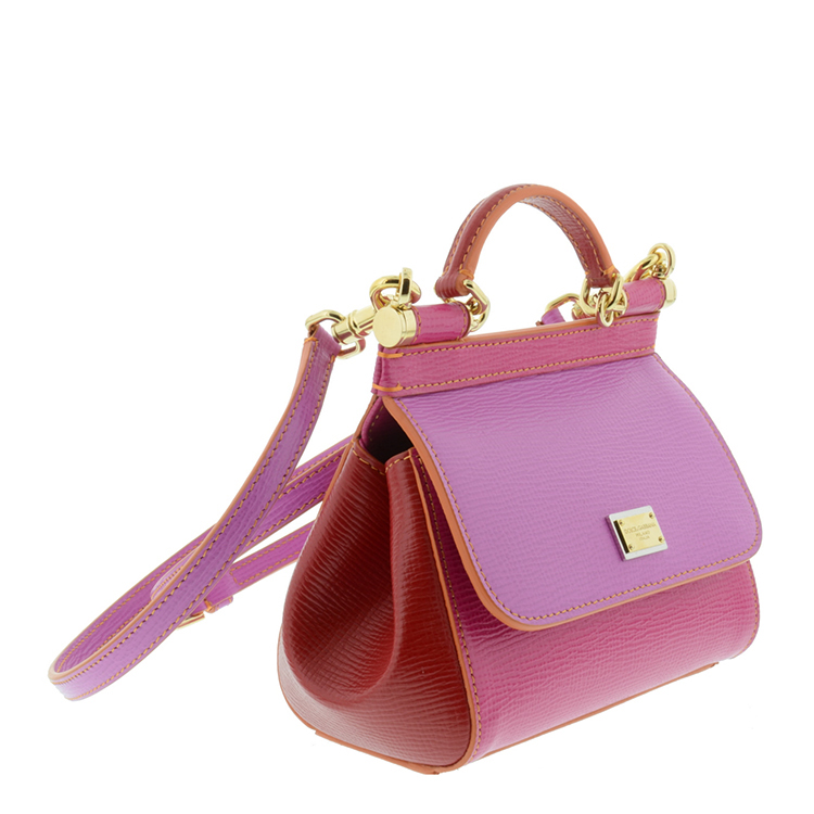 dolce&gabbana/杜嘉班纳 女士 小牛皮 经典款 时尚典雅 手提包 br